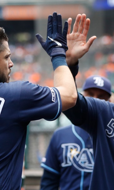 D’Arnaud homers twice, leads Rays to 6-1 win over Tigers